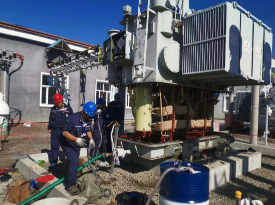 全域推进通辽变压器检修 护航电网平稳运行